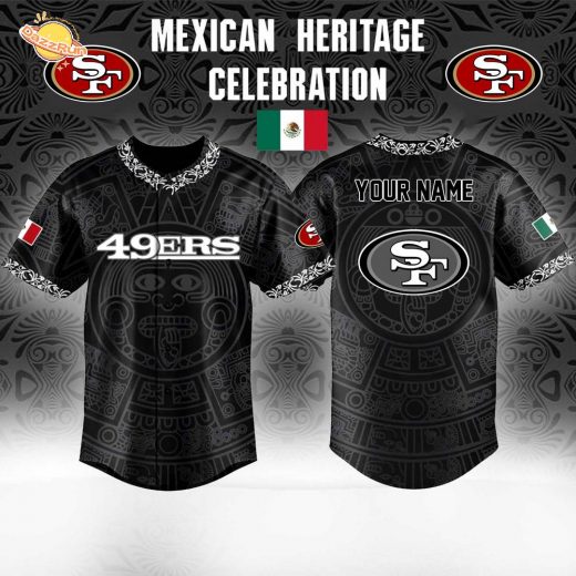 San Francisco 49ers x Mexican Heritage Celebration Jersey-3D Baseball Jersey