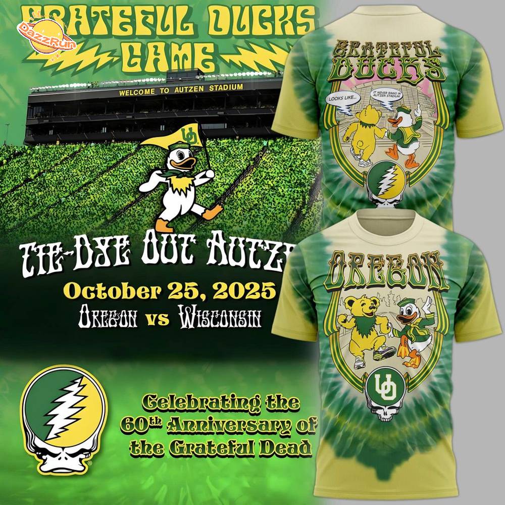 Special 2025 Grateful Ducks Signature T-Shirt Special 2025 Grateful Ducks Signature T-Shirt