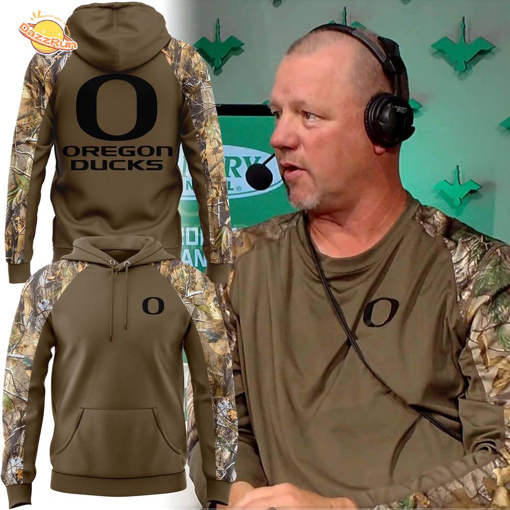 Special 2025 Hunting Camo Oregon Football Hoodie Special 2025 Hunting Camo Oregon Football Hoodie