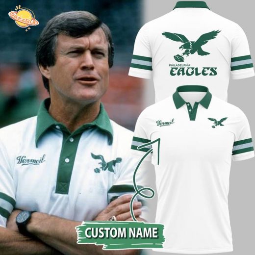 Special New Head Coach Dick Vermeil Polo Shirt Custom Name