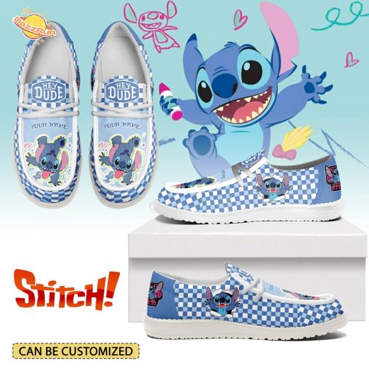 Stitch Personalized Hey Dude Shoes For Men And Women