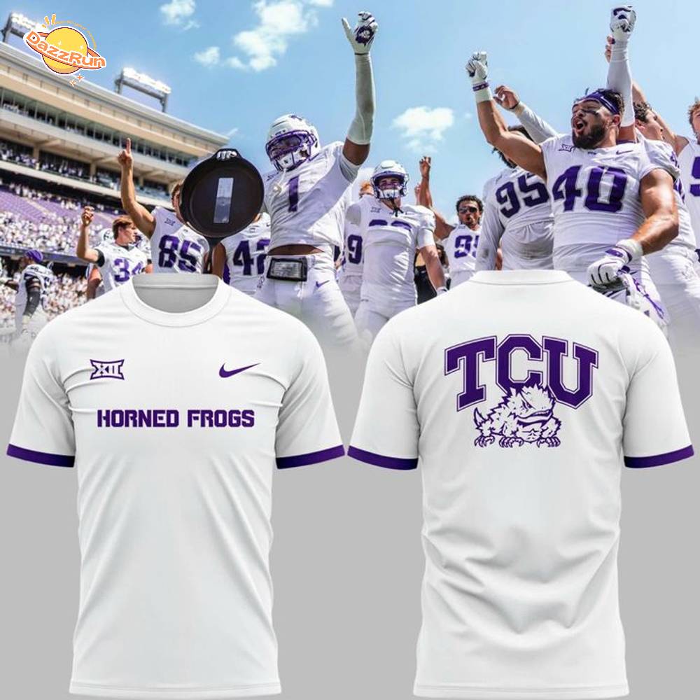 TCU Horned Frogs Football 'White Out' T-shirt - Limited Edition TCU Horned Frogs Football 'White Out' T-shirt - Limited Edition