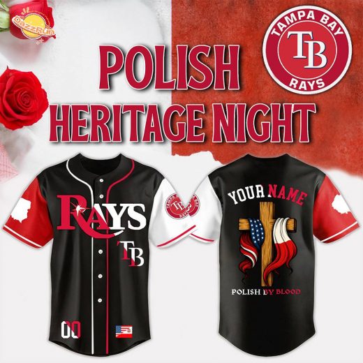 Tampa Bay Rays x Polish American Heritage Night 2025 Special-3D Baseball Jersey