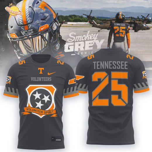 Tennessee Football Smokey Grey Series Uniform 2025 Shirt