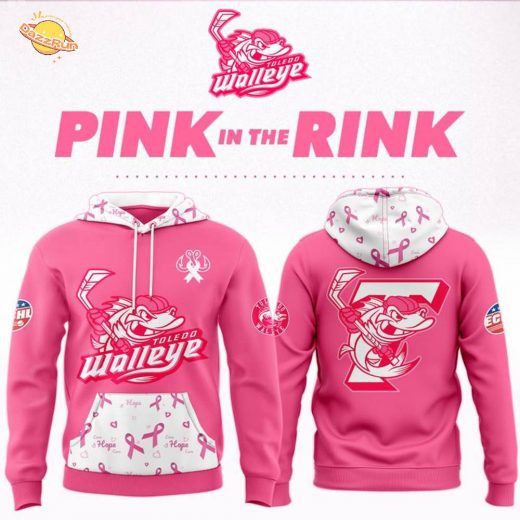 Toledo Walleye 2025 Pink in the Rink Hoodie