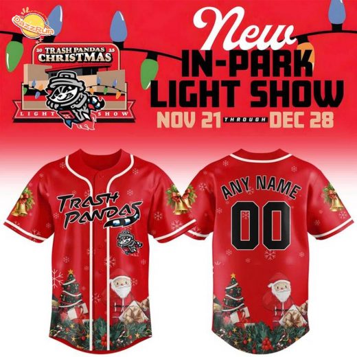 Trash Pandas 2025 Christmas Light Night Jerseys