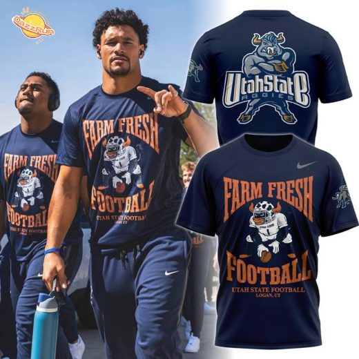 Utah State Football “Farm Fresh” New T-shirt 2025