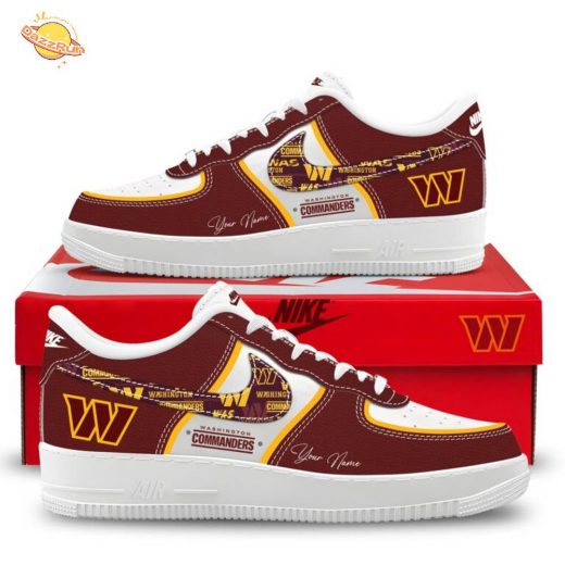 Washington Commanders Personalized AF1 Shoes