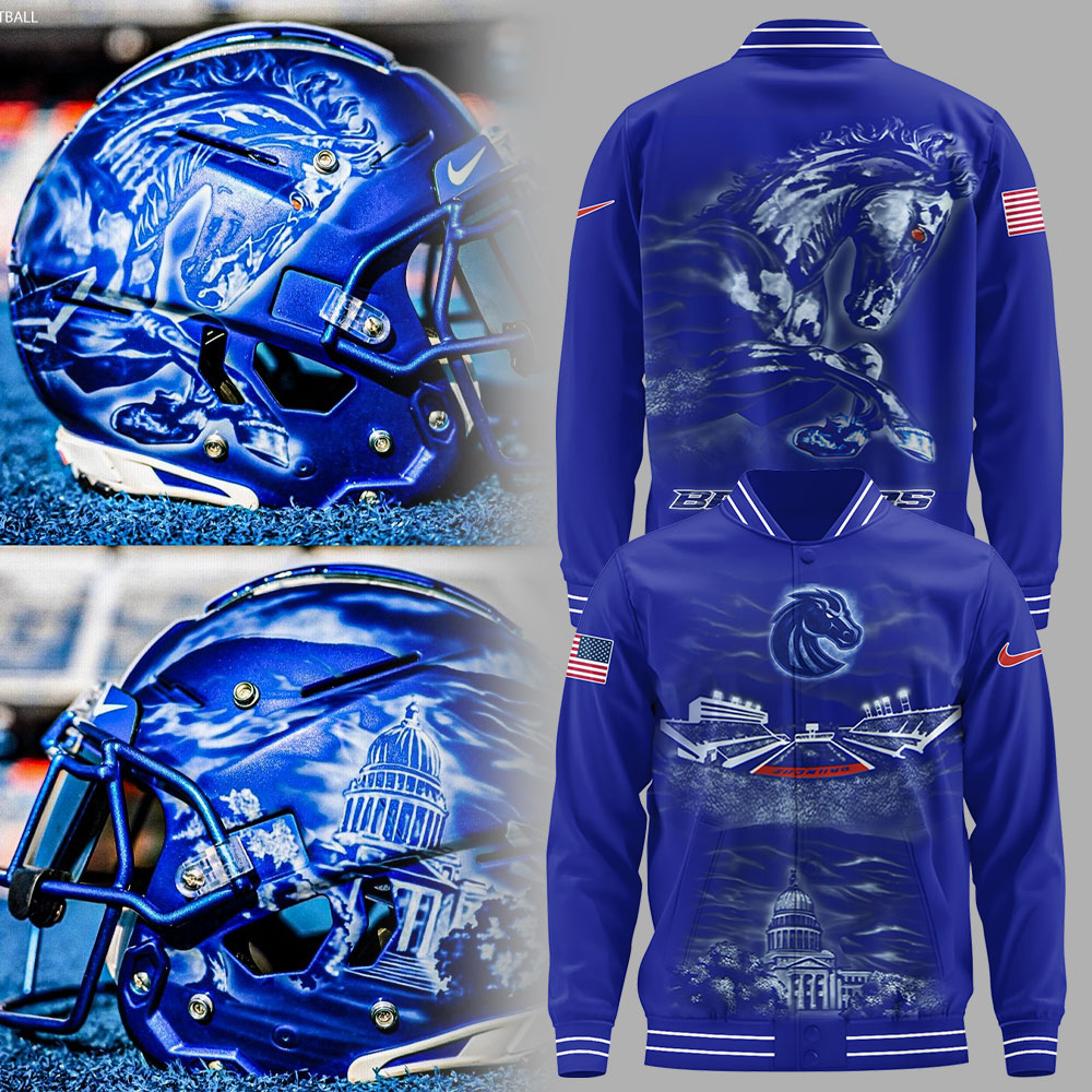 Limited Edition “Inspired By The 2025 Boise State Football Helmet” Jacket Limited Edition “Inspired By The 2025 Boise State Football Helmet” Jacket