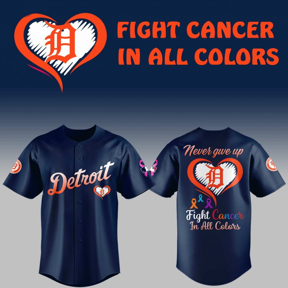 Limited Edition Tigers Baseball Fight Cancer Night Jersey