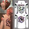 Limited Edition Knoxville Ice Bear Hockey Jersey 2025-2026 (White)