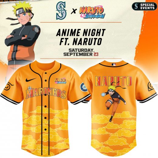 Mariners x Naruto Night Jersey