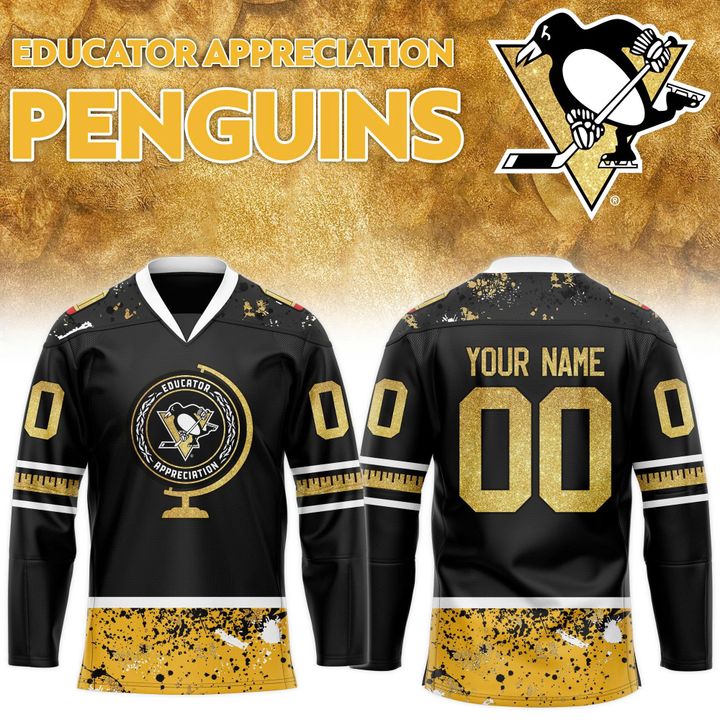 Pittsburgh Penguins 2025 Educator Appreciation Night Jersey Pittsburgh Penguins 2025 Educator Appreciation Night Jersey