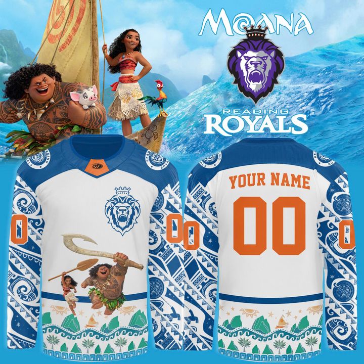 Limited Edition Reading Royals x Moana and Maui Jersey Limited Edition Reading Royals x Moana and Maui Jersey