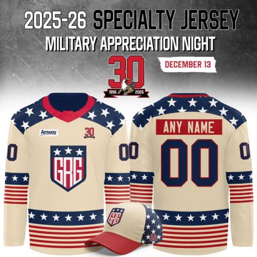 Grand Rapids Griffins 2025-26 Military Appreciation Night Jersey