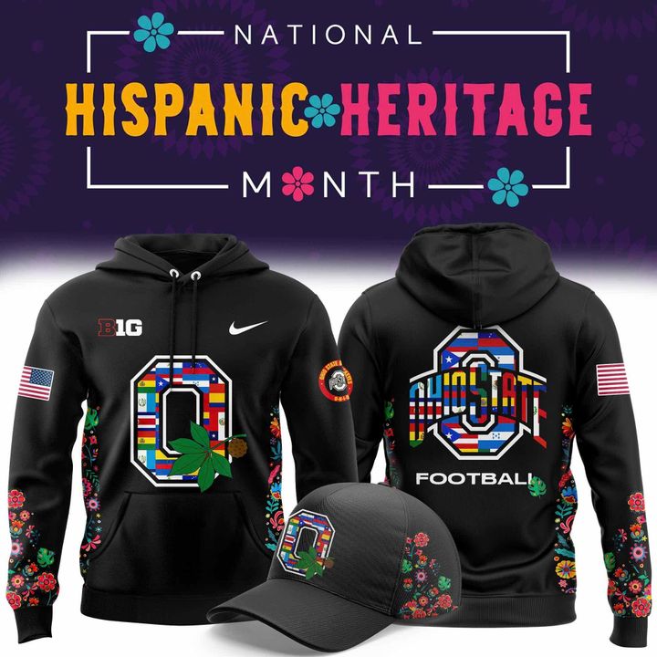 Ohio State Buckeyes Hispanic Heritage Month Hoodie 2025 Ohio State Buckeyes Hispanic Heritage Month Hoodie 2025