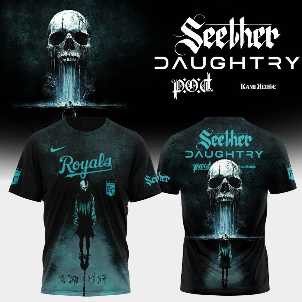 Kansas City Royals x Seether & Daughtry – Fall 2025 US Tour Tshirt