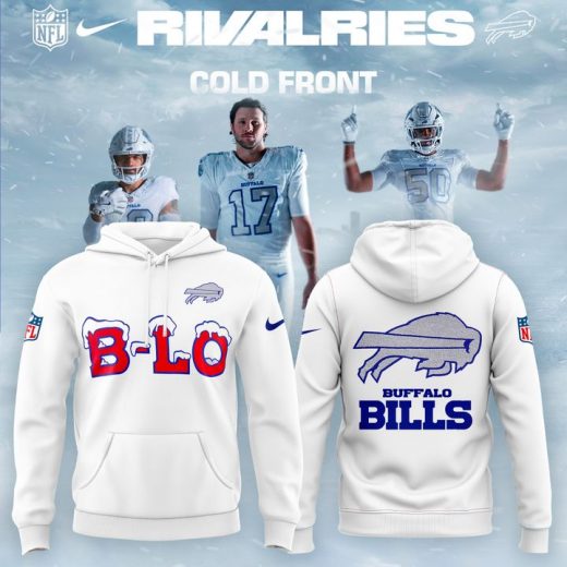 Buffalo Bills NFL Rivalries “B-LO” 2025-2026 Hoodie (White)