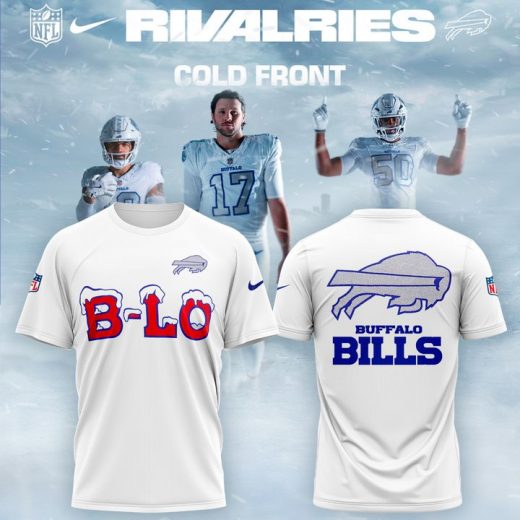 Buffalo Bills NFL Rivalries “B-LO” 2025-2026 T-Shirt (White)