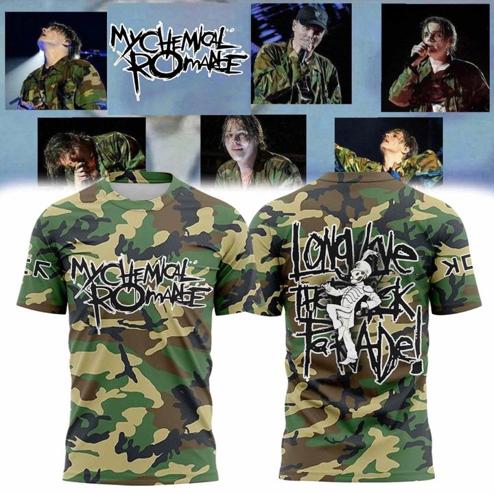 My Chemical Romance "Long Live The Black Parade" Camo T-shirt My Chemical Romance "Long Live The Black Parade" Camo T-shirt
