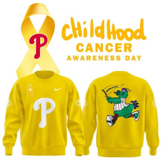 Philadelphia Phillies Childhood Cancer Awareness Day 2025 Sweater Shirt