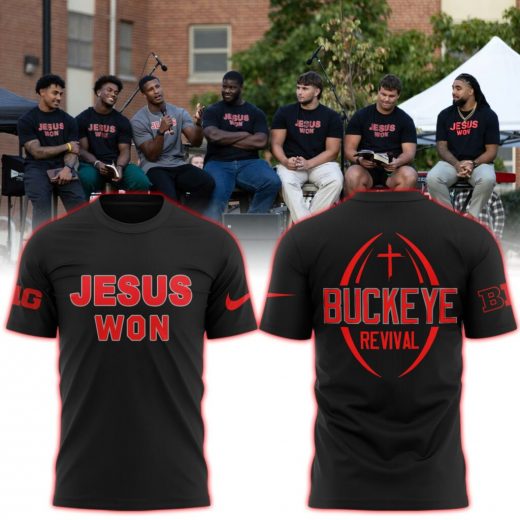 Ohio State “JESUS WON” Revival Limited Edition Tee