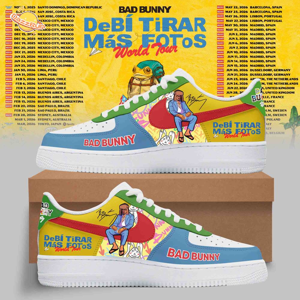 Bad Bunny – Debí Tirar Más Fotos World Tour AF1 Shoes Bad Bunny – Debí Tirar Más Fotos World Tour AF1 Shoes