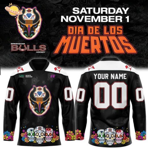 Birmingham Bulls ” Dia de los Muertos ” Special Jersey 2025 Birmingham Bulls ” Dia de los Muertos ” Special Jersey 2025