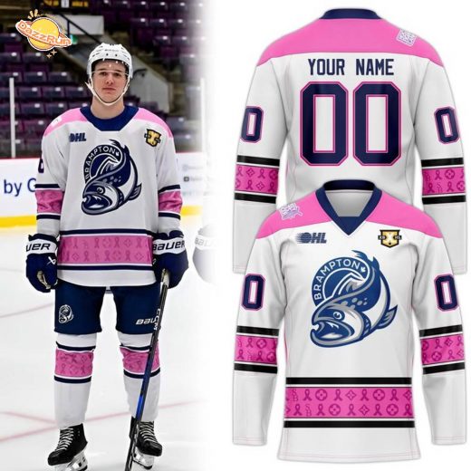 Brampton Steelheads Pink in the Rink 2025-2026 Hockey