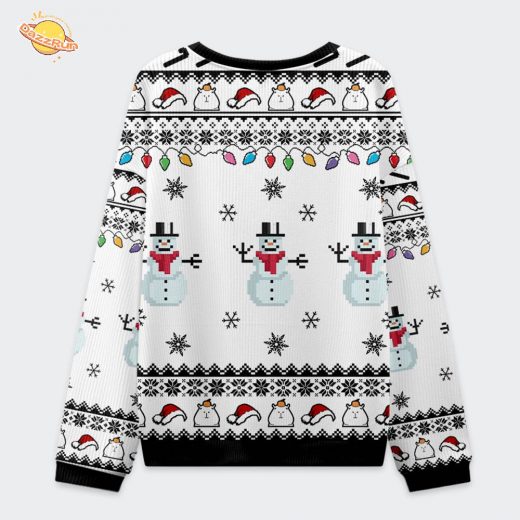 Capybara Smoking Christmas Ugly Sweat