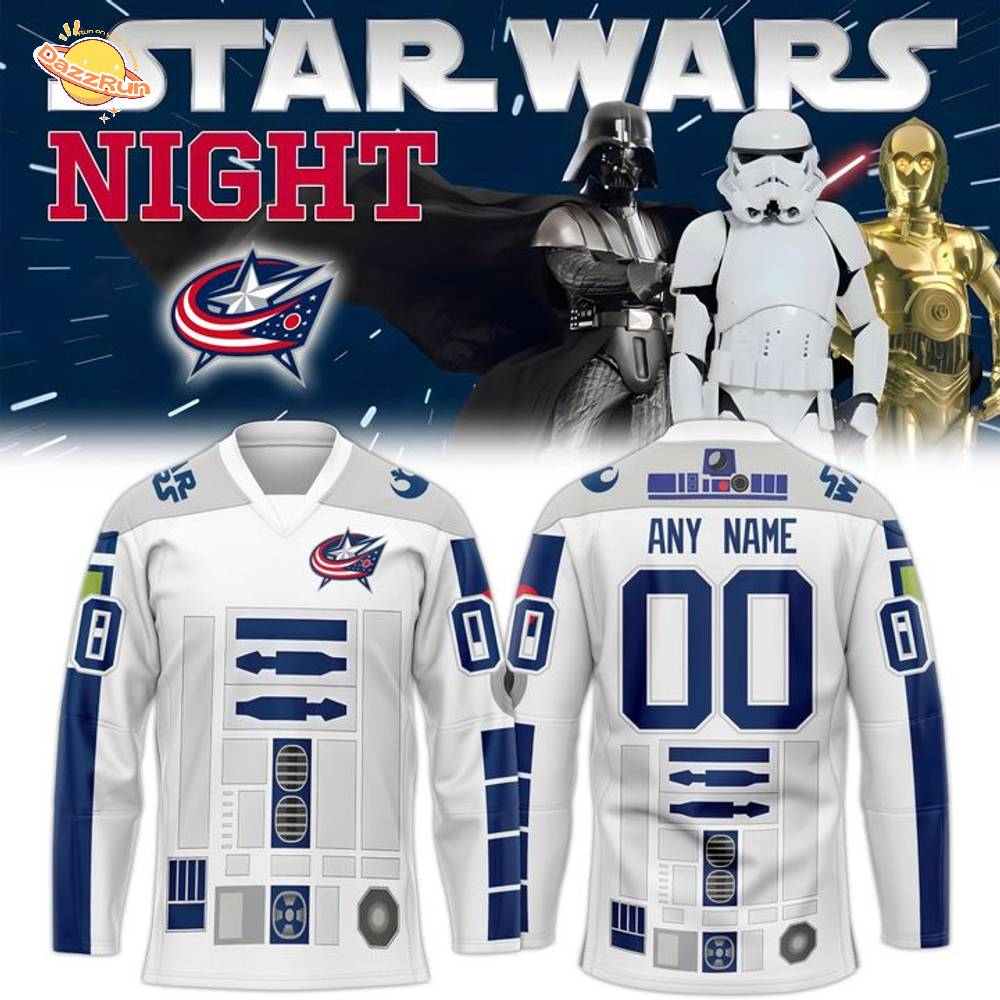 Columbus Blue Jackets 2025 Star Wars Night Jersey Columbus Blue Jackets 2025 Star Wars Night Jersey