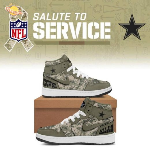 2025 Limited Edition Sneaker Veterans Day Dallas Cowboys for fans
