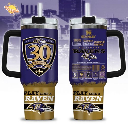 Baltimore Football Tumbler 40oz