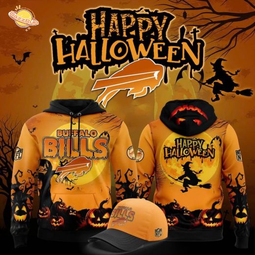 Buffalo Bills ” Happy Halloween ” Hoodie 2025