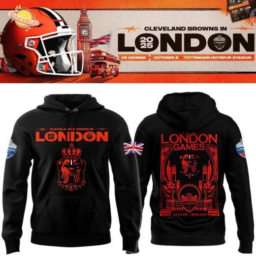 Cleveland Browns 2025 London Game Limited Hoodie