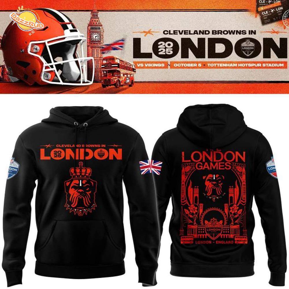 Cleveland Browns 2025 London Game Limited Hoodie Cleveland Browns 2025 London Game Limited Hoodie