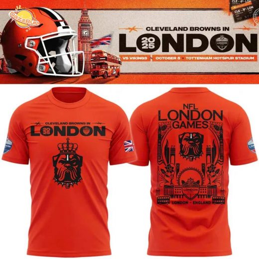 Cleveland Browns 2025 London Game Limited T-shirt