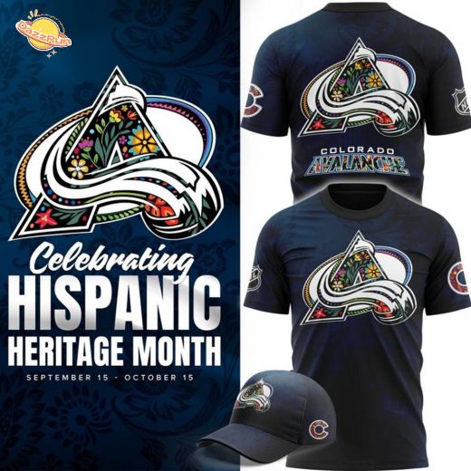 Colorado Avalanche 2025 Hispanic Heritage Month T-shirt