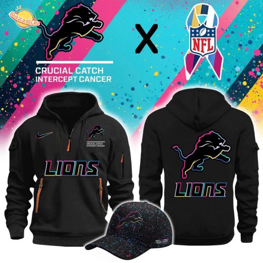 Detroit Lions 2025 Crucial Catch Limited Edition Zip Hoodie