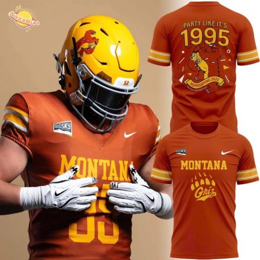 Exclusive Edition Montana Griz 1995 Anniversary Edition Uniforms T-Shirt