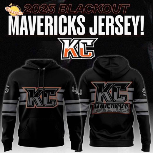 Kansas City Mavericks 2025-26 Blackout Hoodie