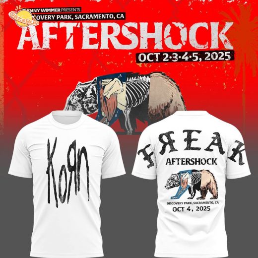 Limited Edition Aftershock Festival 2025 White Tshirt