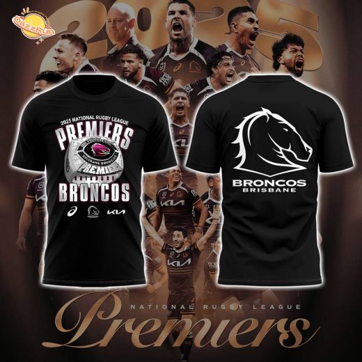Limited Edition Broncos NRL Premiership Tshirt