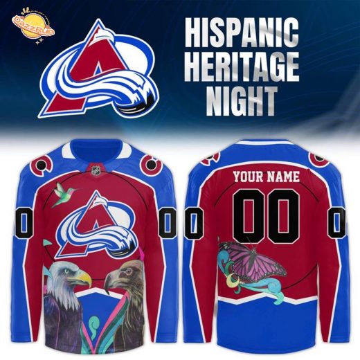 Limited Edition Colorado Avalanche 2025 Heritage Hispanic Jersey