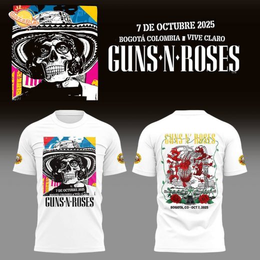 Limited Edition GnR Tour 2025 Bogota W Tshirt