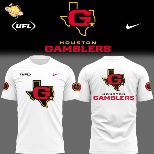 Limited Edition Houston Gamblers Football W TShirt