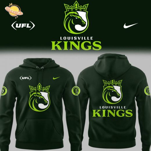 Limited Edition Louisville Kings Football Green Hoodie