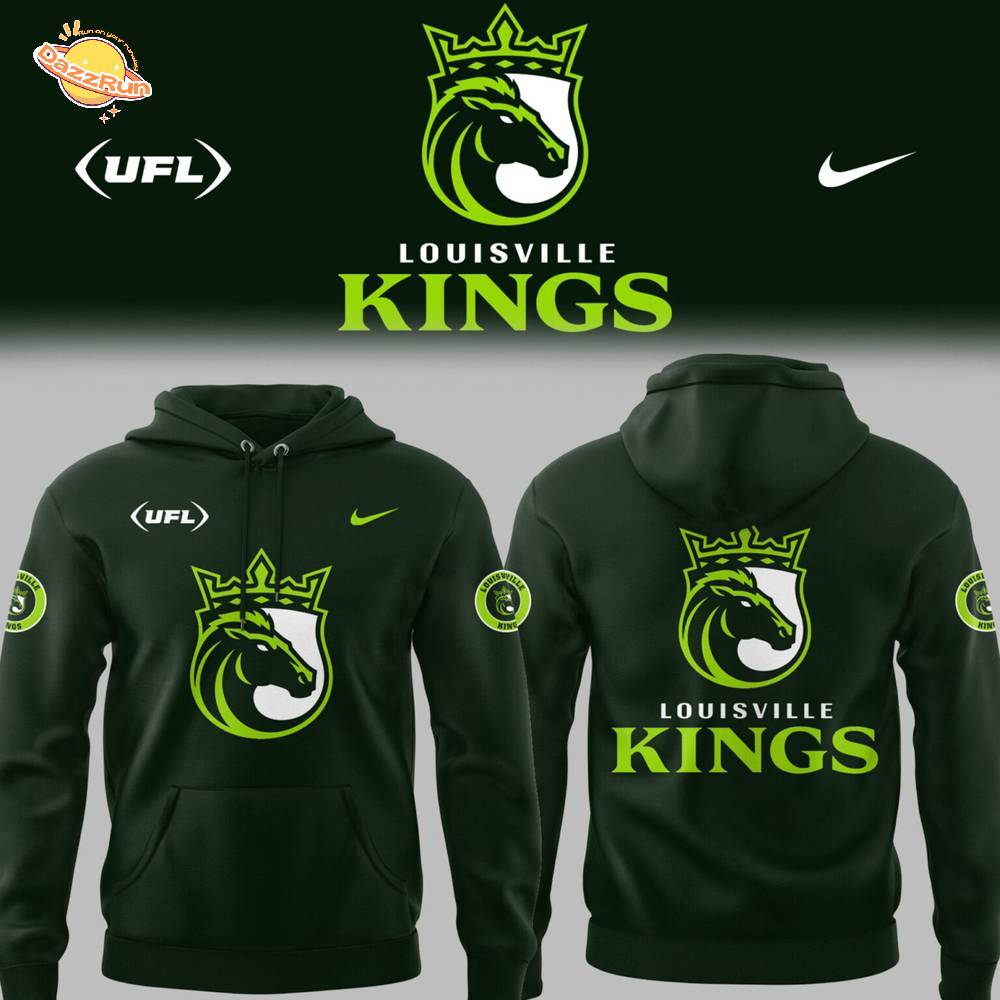 Limited Edition Louisville Kings Football Green Hoodie Limited Edition Louisville Kings Football Green Hoodie