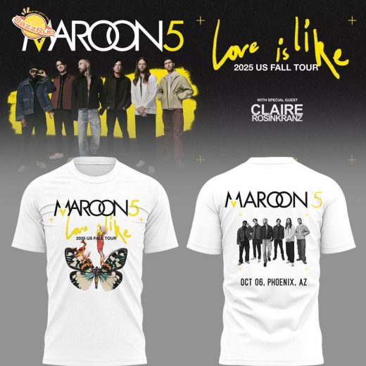 Limited Edition Love Is Like Us Fall Tour 2025 White Tshirt