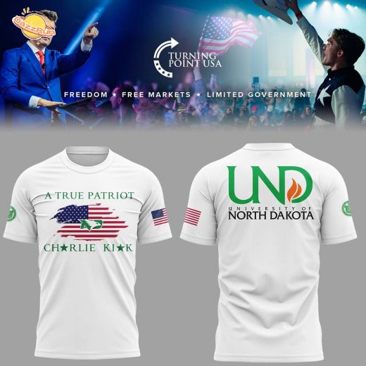 Limited Edition North Dakota x Turning Point USA 2025 White TShirt